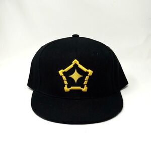 Pittsburgh Clothing Co. Black Yellow‎ Logo Snap Back Hat